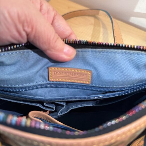 Dooney & Bourke Star Pattern Shoulder Bag - Multicolor - Picture 11 of 11